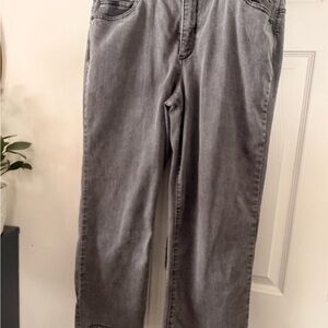 Democracy Gray Straight Leg Jeans